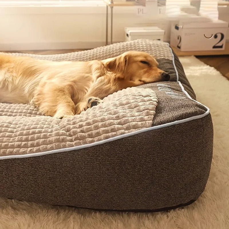 Hundeseng myk og varm – stor komfortpute for hund