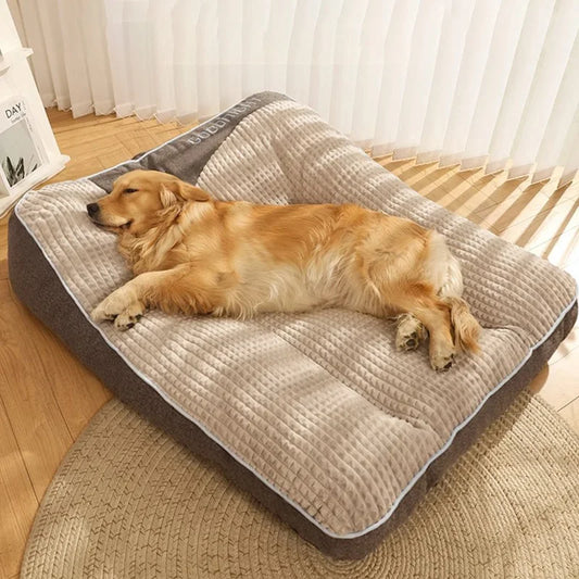Hundeseng myk og varm – stor komfortpute for hund