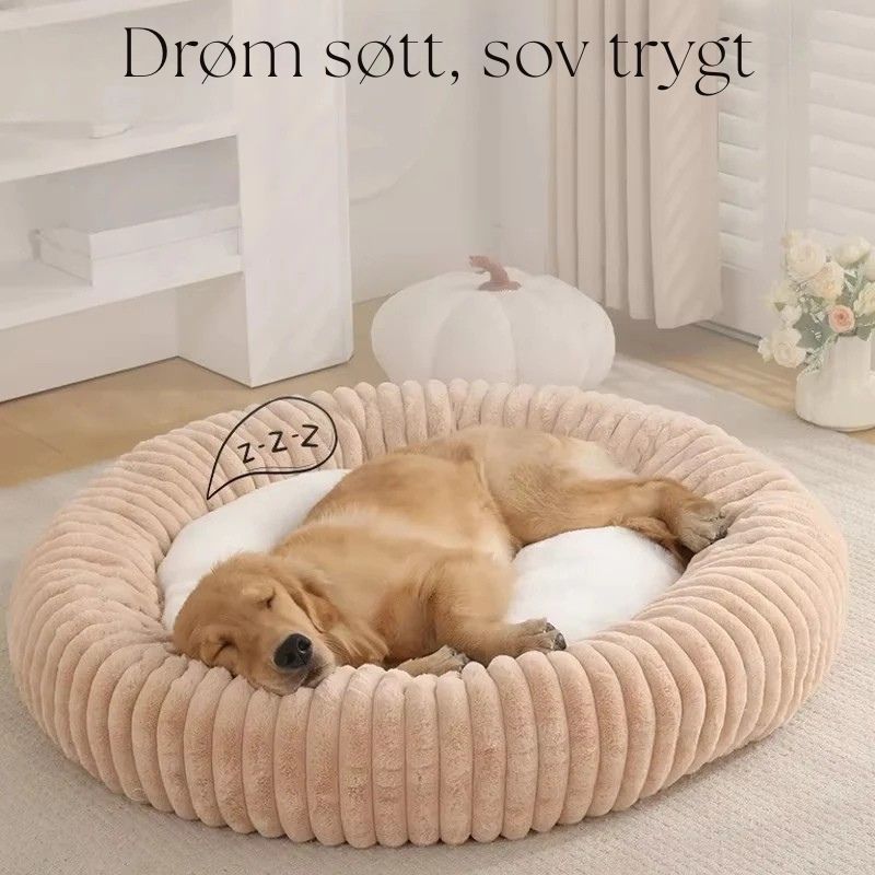 Hundeseng myk plysj ortopedisk for store hunder